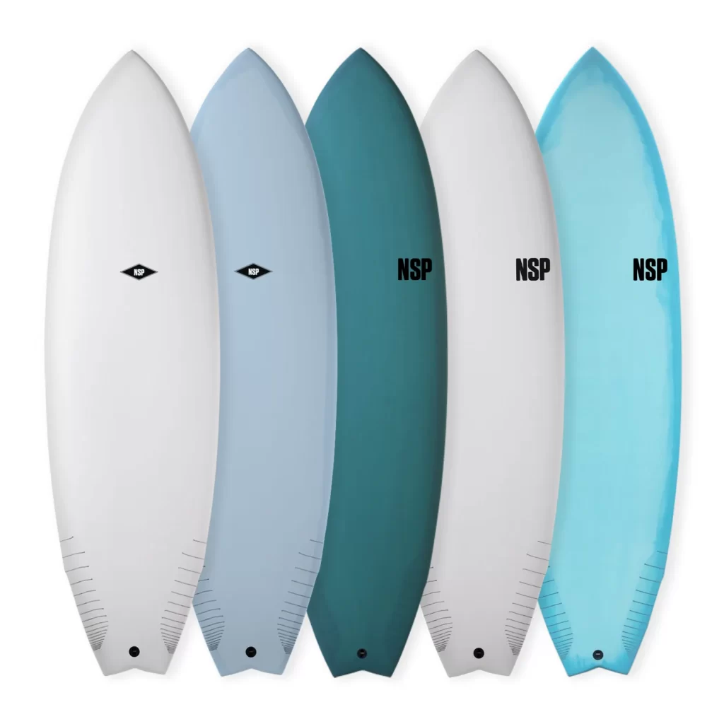 The Fish Protech Protech - Designed and built by NSP Surfboards